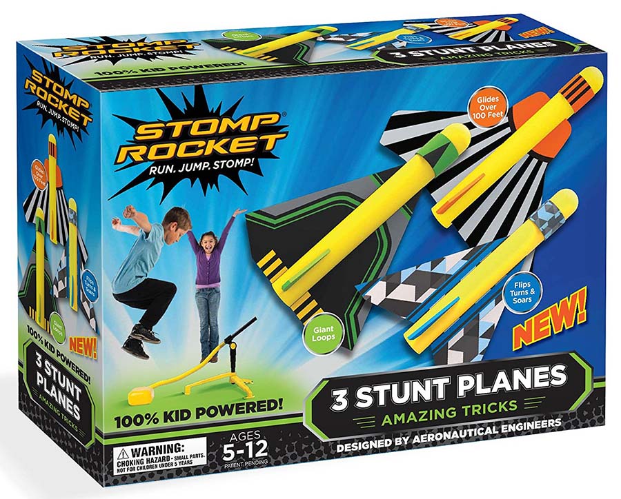 Stomp Rocket Stunt Planes Garden  Toy